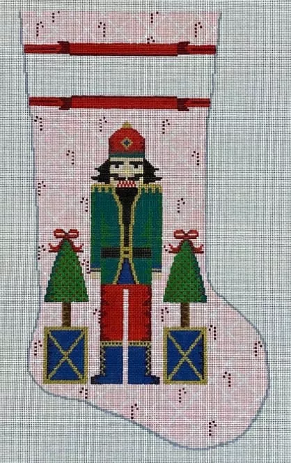 KCN Designers – Single Pink Nutcracker Stocking