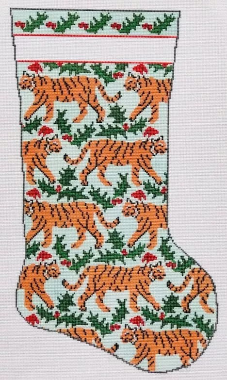 KCN Designers – Tiger and Holly Stocking
