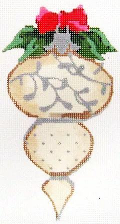 Kelly Clark Needlepoint – April Diamond Heritage Ornament