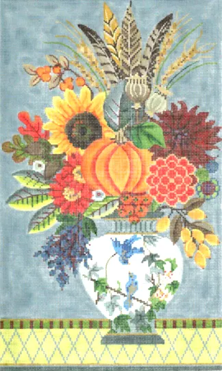 Kelly Clark Needlepoint – Autumn Floral