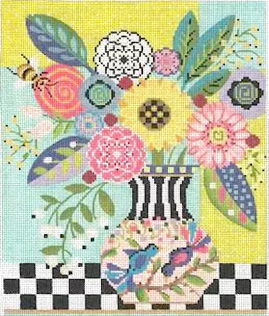 Kelly Clark Needlepoint – Celebration Floral