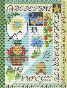 Kelly Clark Needlepoint – Chaparral Sampler