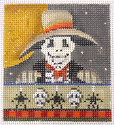 Kelly Clark Needlepoint – Jack Skull-ing-ton