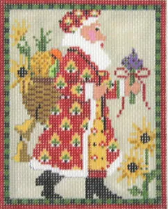 Kelly Clark Needlepoint – Mini Santa, Provence