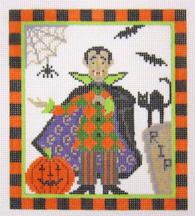 Kelly Clark Needlepoint – The Mod Vampire
