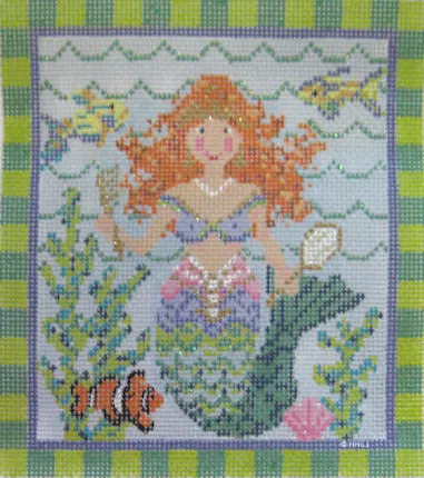 Kelly Clark Needlepoint – Ms. Vanity Mermaid