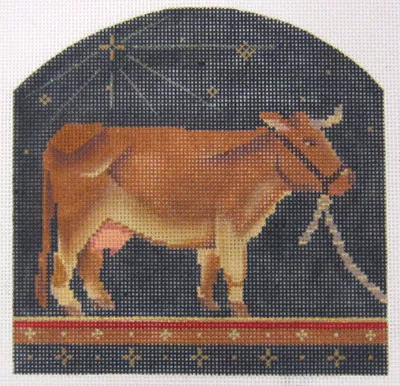 Kelly Clark Needlepoint – Nativity, Bovine
