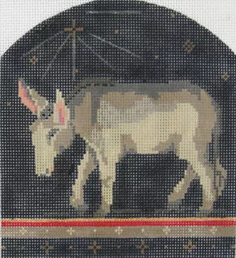 Kelly Clark Needlepoint – Nativity, Donkey