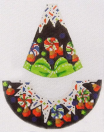 Kelly Clark Needlepoint – Sweet Tooth Witch Hat