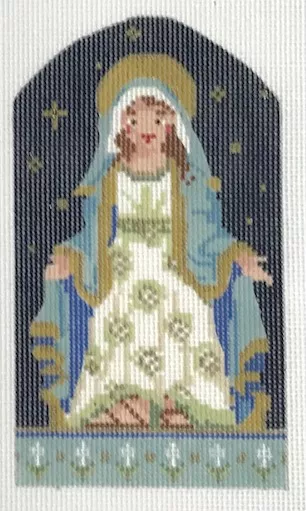 Kelly Clark Needlepoint – The Virgin Mary