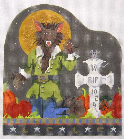 Kelly Clark Needlepoint – W. Her Wolff