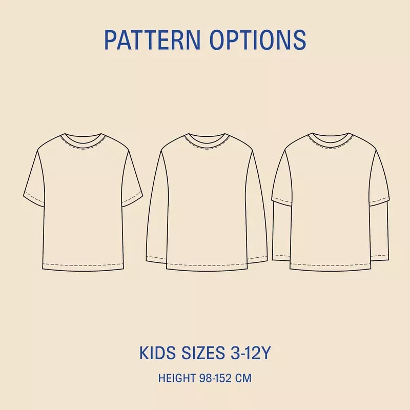 Kids T-shirt Sewing Pattern