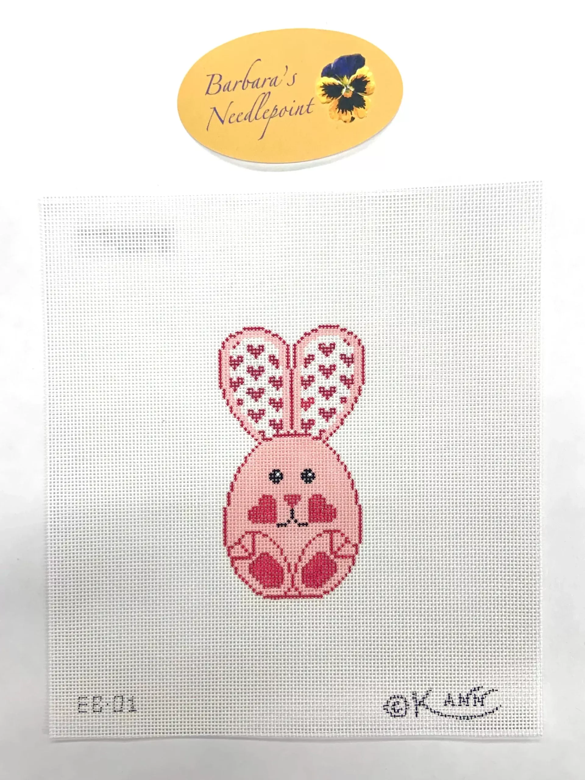 Kimberly Ann Pink Bunny with Hearts*