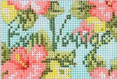 Kirk & Bradley – Luggage Tag – Bon Voyage Floral