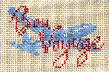 Kirk & Bradley – Luggage Tag – Bon Voyage Plane