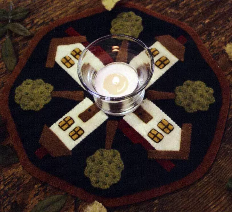 Kit Candle Mat Houses