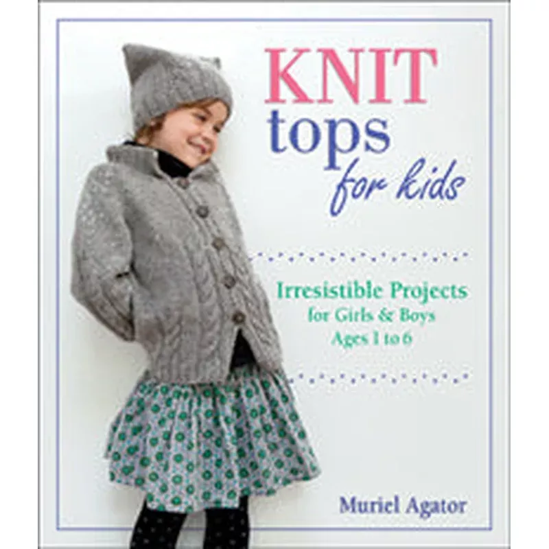 Knit tops for kids by Muriel Agator