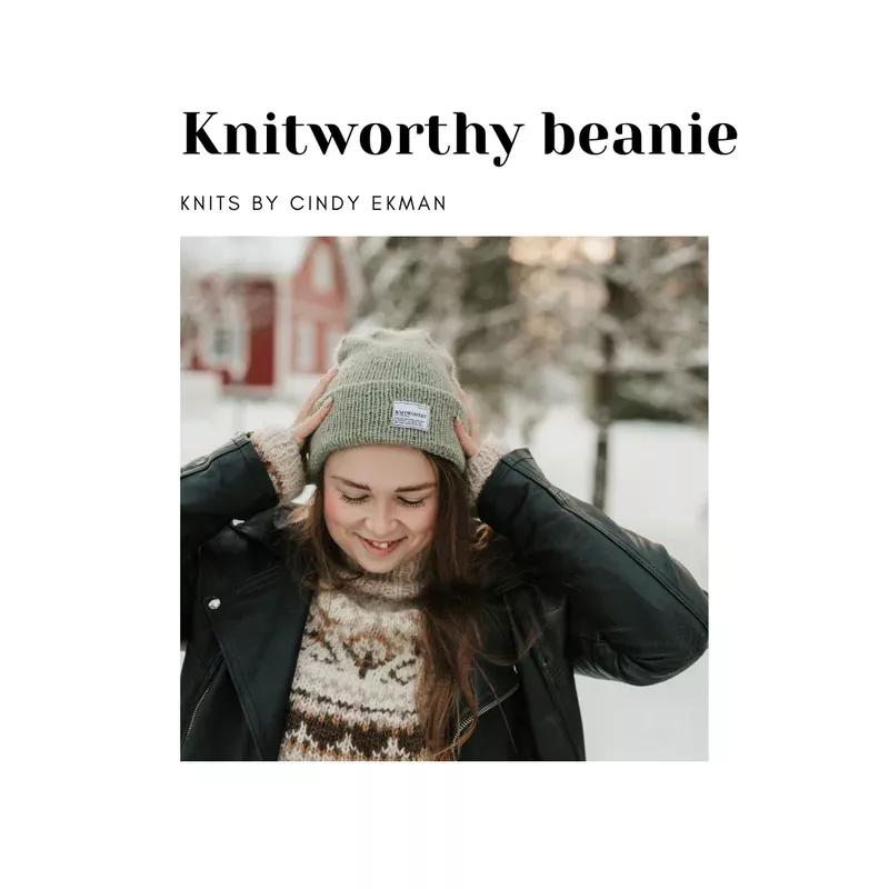 Knitworthy beanie pattern
