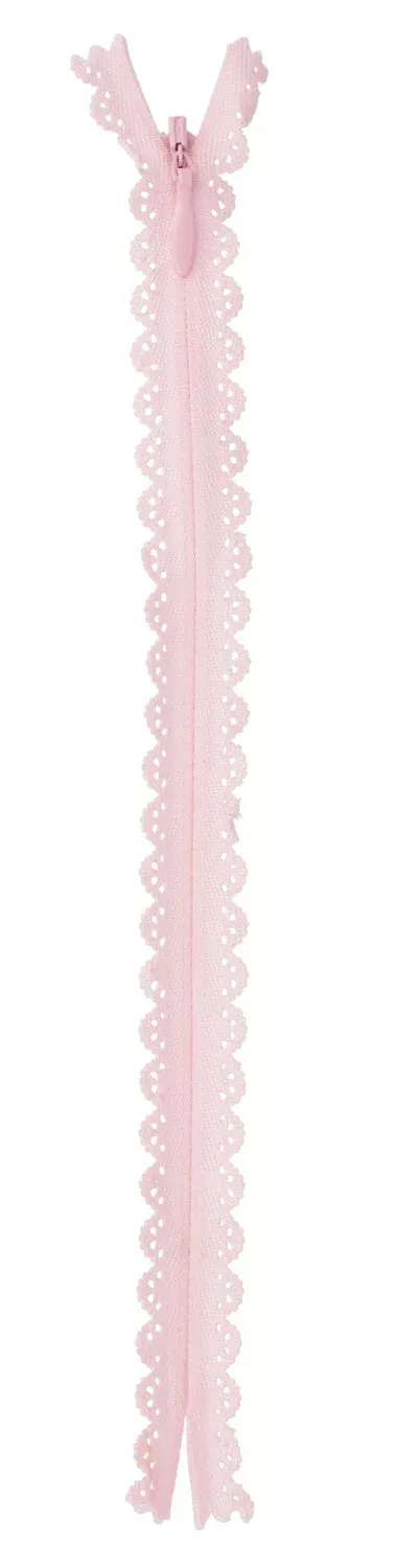 Lace Zipper 60cm Pink