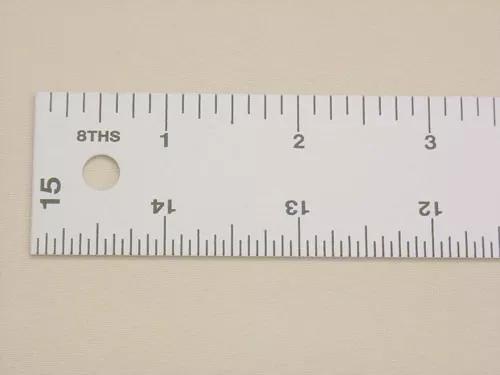 Lance Straight Edge Slip Resistant Ruler 15"
