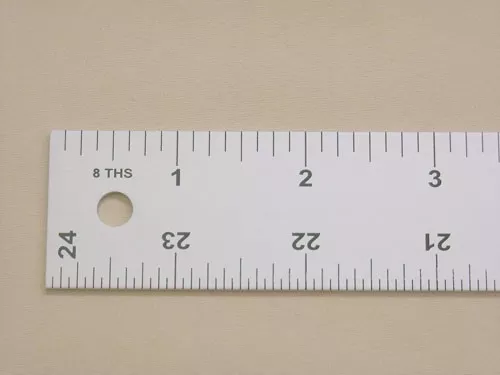 Lance Straight Edge Slip Resistant Ruler 24"