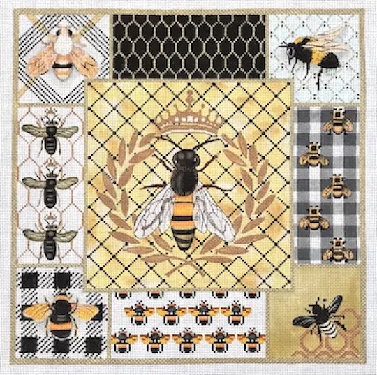 Lani’s Needlepoint – Honey Bee Collage