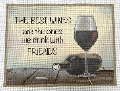 Lani’s Needlepoint – Wine with Friends