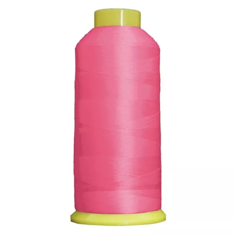 Large Polyester Embroidery Thread No. 136 – Bright Pink- 5000 M