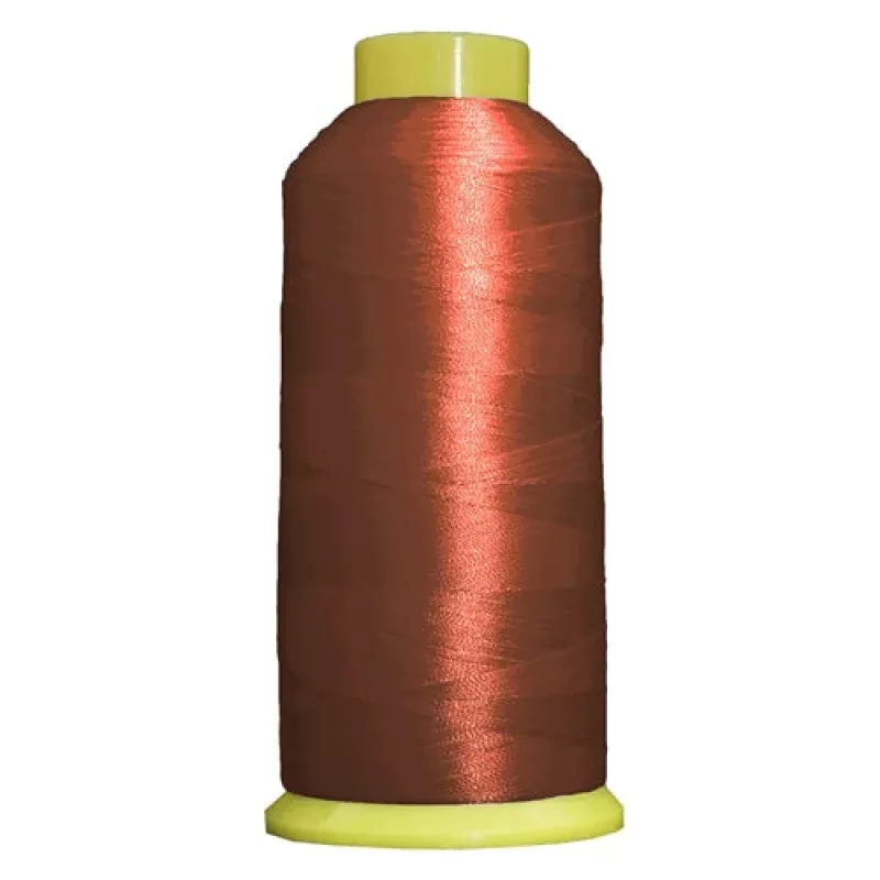 Large Polyester Embroidery Thread No. 318 – Brick – 5000 M