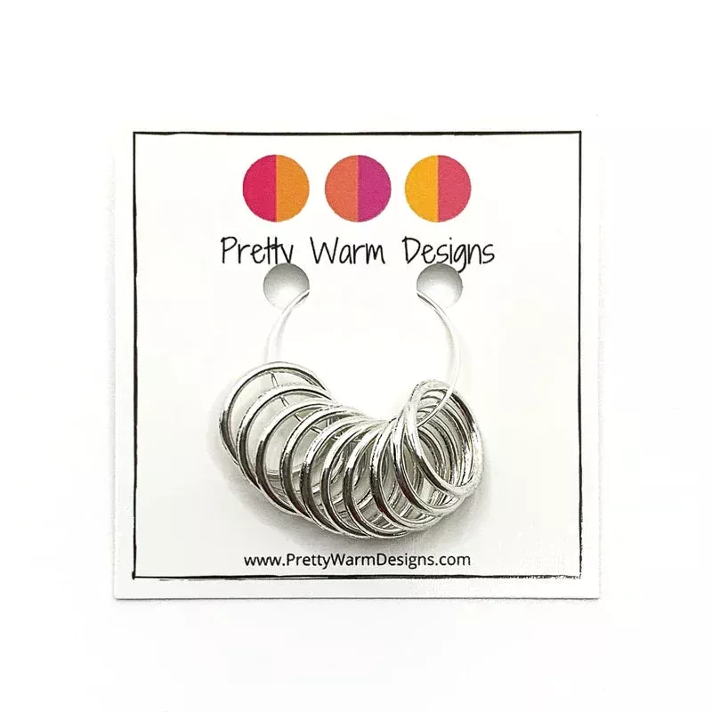 Large Ring Stitch Markers -10pc