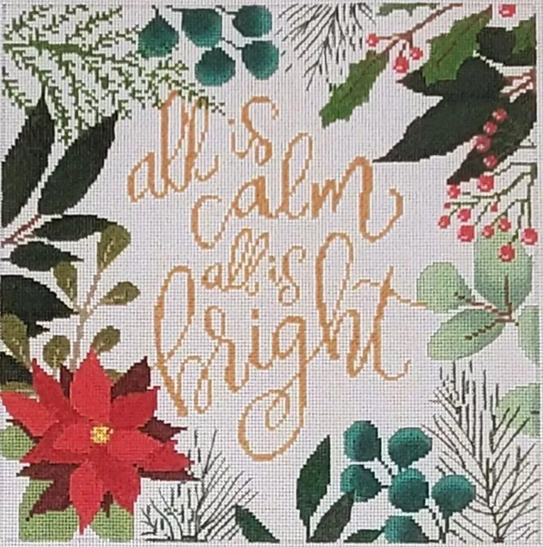 Laura Love Designs – All is Calm Botanical Pillow