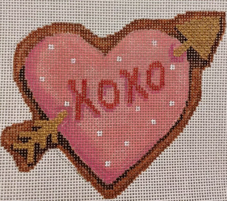 Laura Love Designs – Arrow XO Heart Cookie