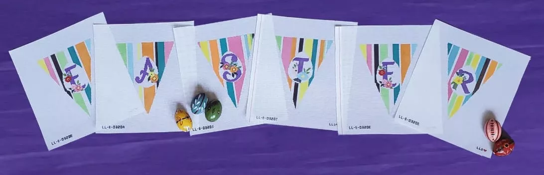 Laura Love Designs – Easter Garland – 6 canvases