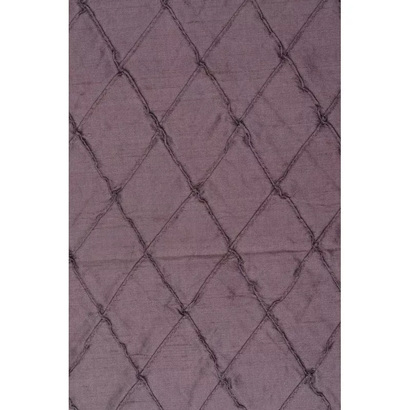 Lavender 204 Embroidered Dupioni Silk