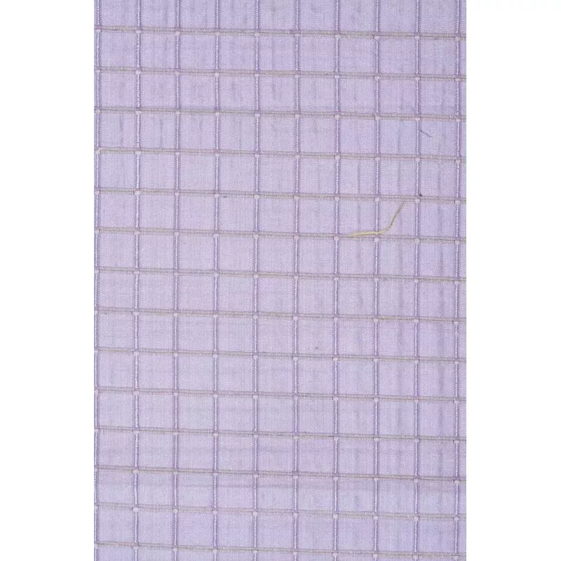 Lavender Lilac Silk Shantung Windowpane 44″ Fabric
