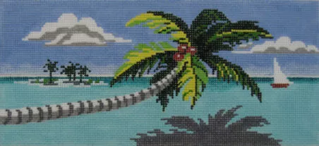 Lee’s Needle Art BR – Palm Tree and Boat