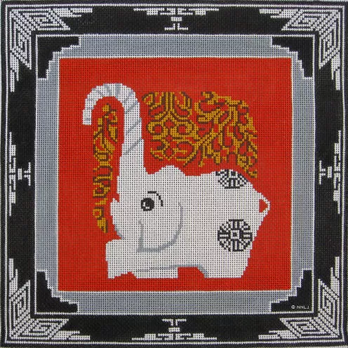 Lee’s Needle Art – Elephant with Border