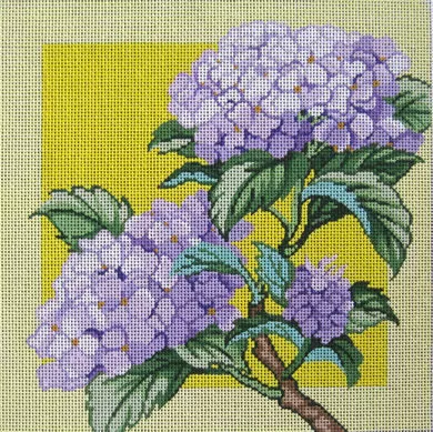 Lee’s Needle Art – Hydrangea on Yellow
