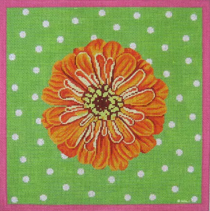 Lee’s Needle Art – Zinnia, Orange