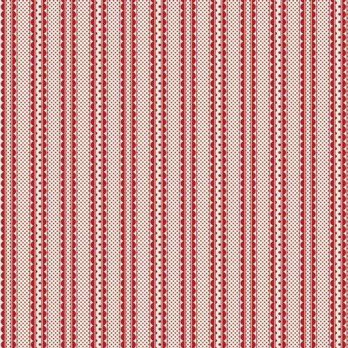 Legacy Stripe Cherry | Art Gallery Fabrics