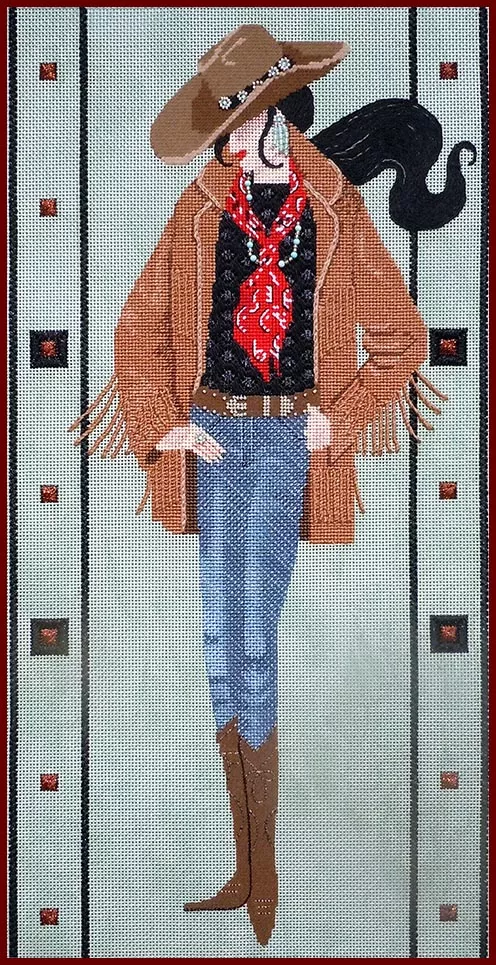 Leigh Designs Needlepoint – Deadwood Debi