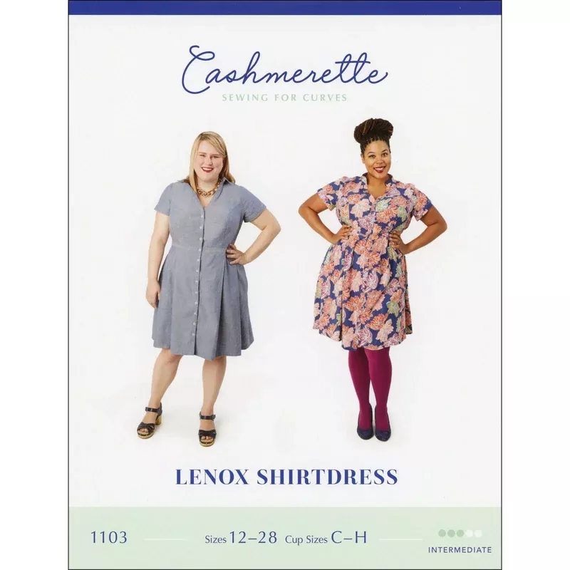 Lenox Shirtdress – Cashmerette Printed Pattern