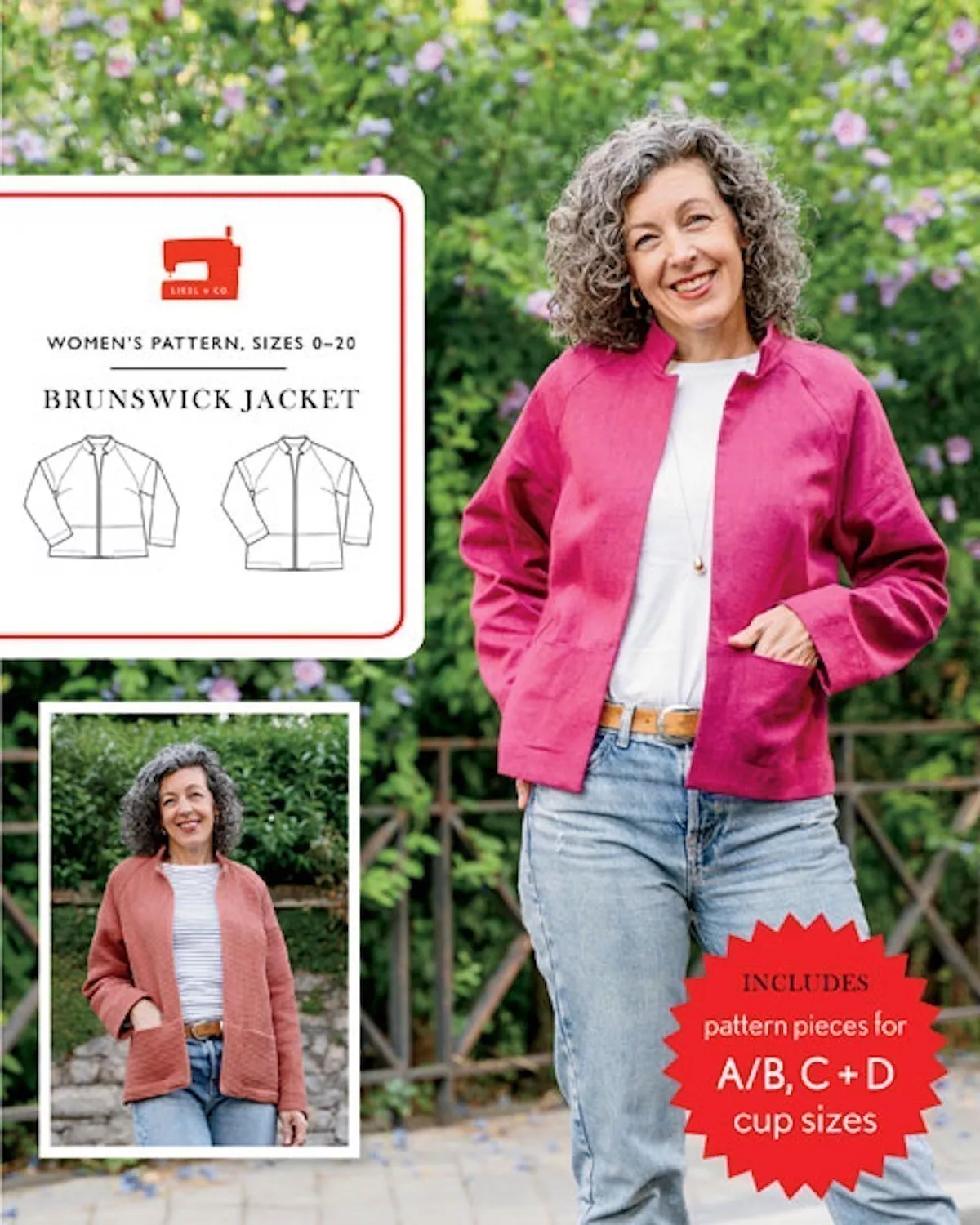Liesl + Co - Brunswick Jacket Sewing Pattern