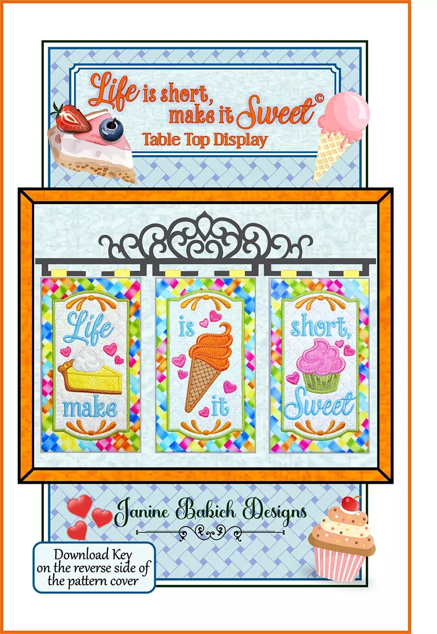 Life is Short, Make it Sweet Table Top Display