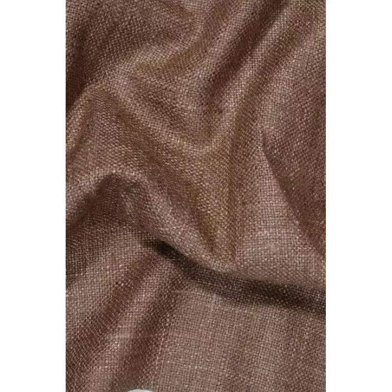 Light Brown Silk Linen (Matka) Fabric