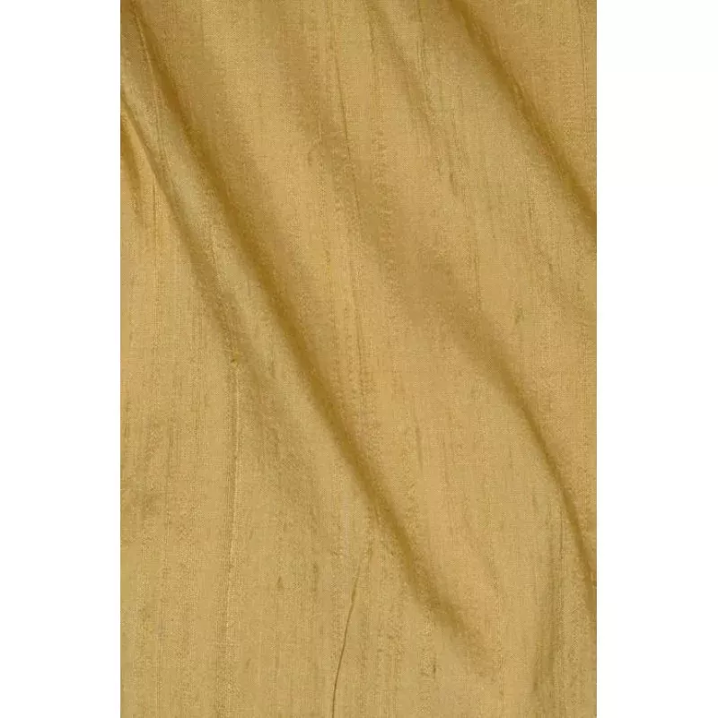 Light Gold Dupioni Silk Fabric