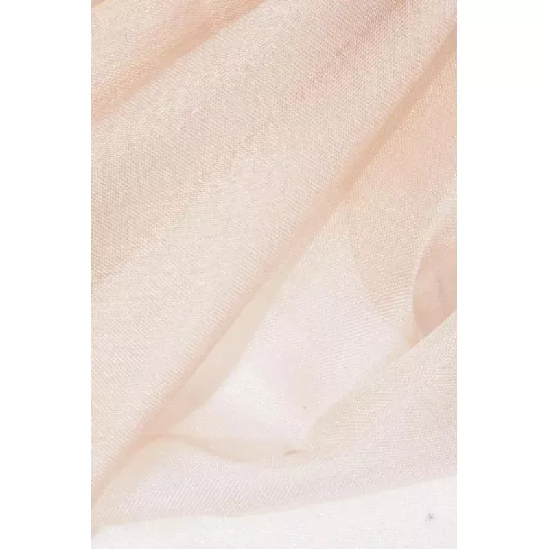 Light Peach Silk Organza Fabric