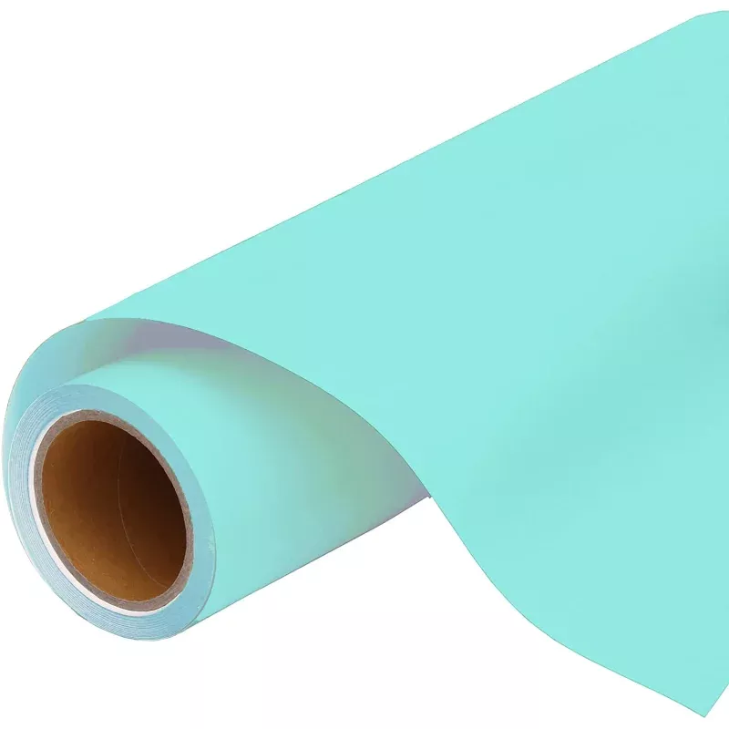 Light Turquoise Iron On Vinyl – 20″ Wide HTV Sold By the Yard