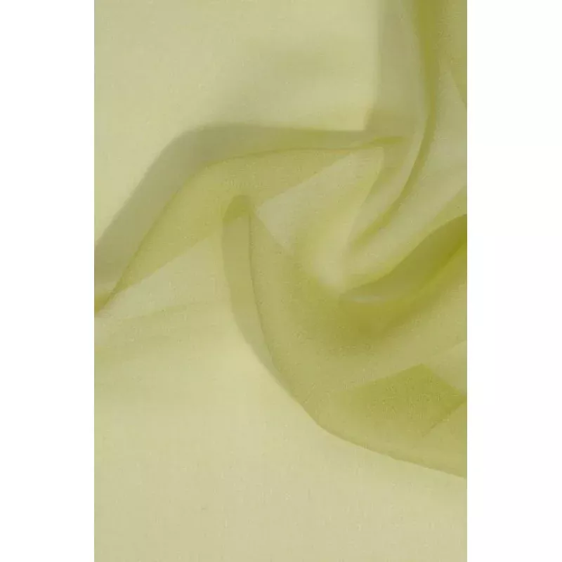 Lime Green Silk Georgette Fabric