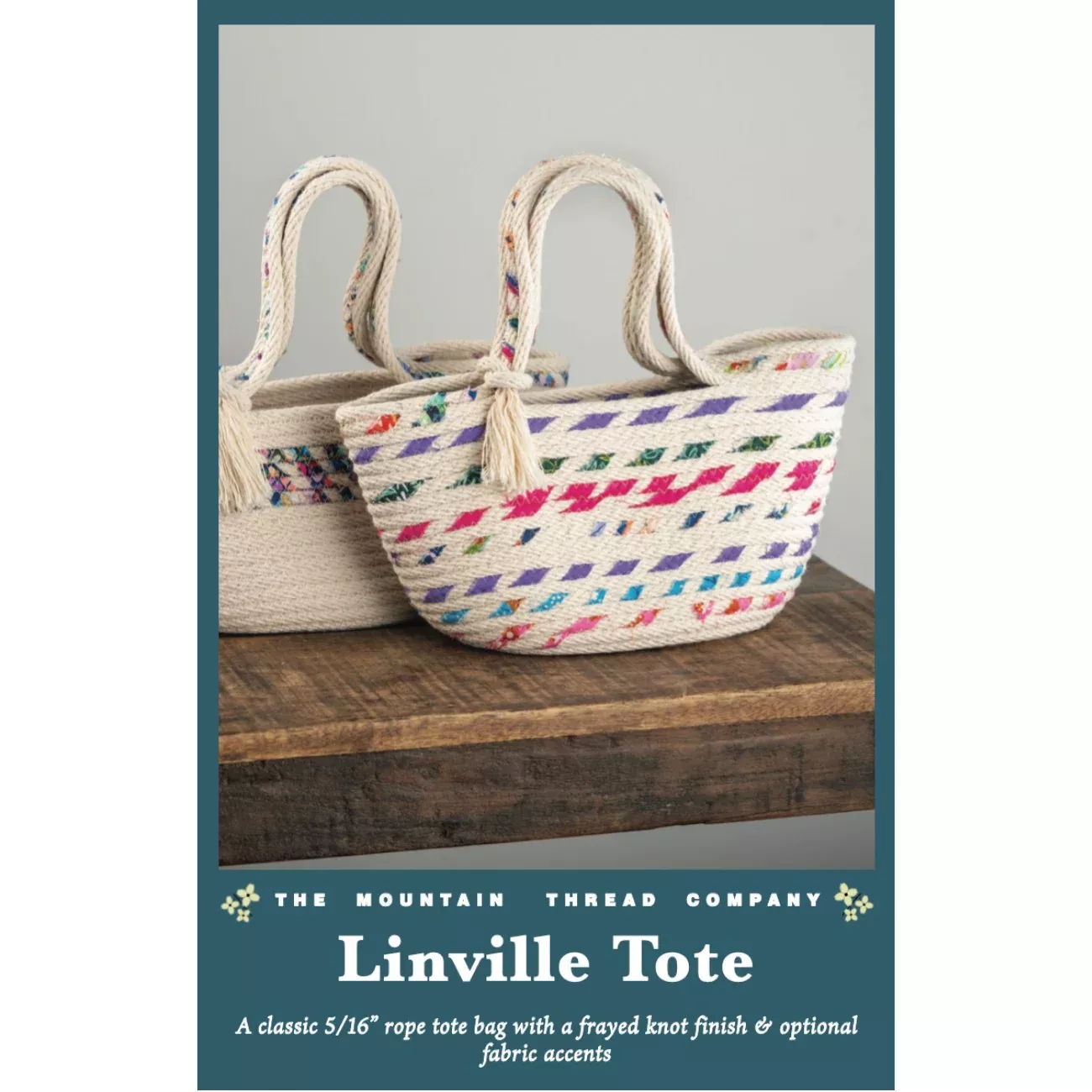 Linville Tote Rope Sewing Pattern